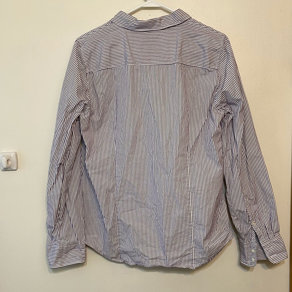Like New J.Crew striped button down dress shirt XL - Picture 2 of 8